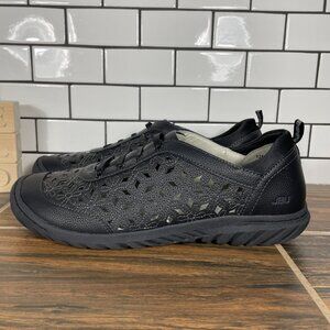 JBU By Jambu Oasis Womens Size 12 Shoes Black Memory Foam Casual Slip On